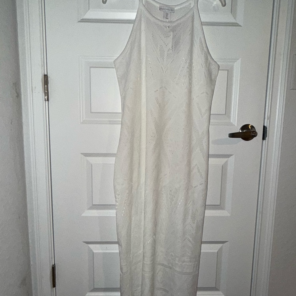 House of Harlow 1960 White Eyelet Dress
